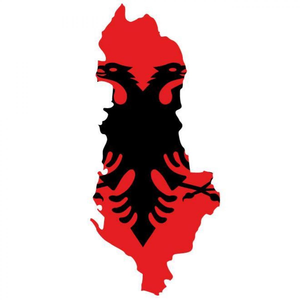 карты Албании флаг