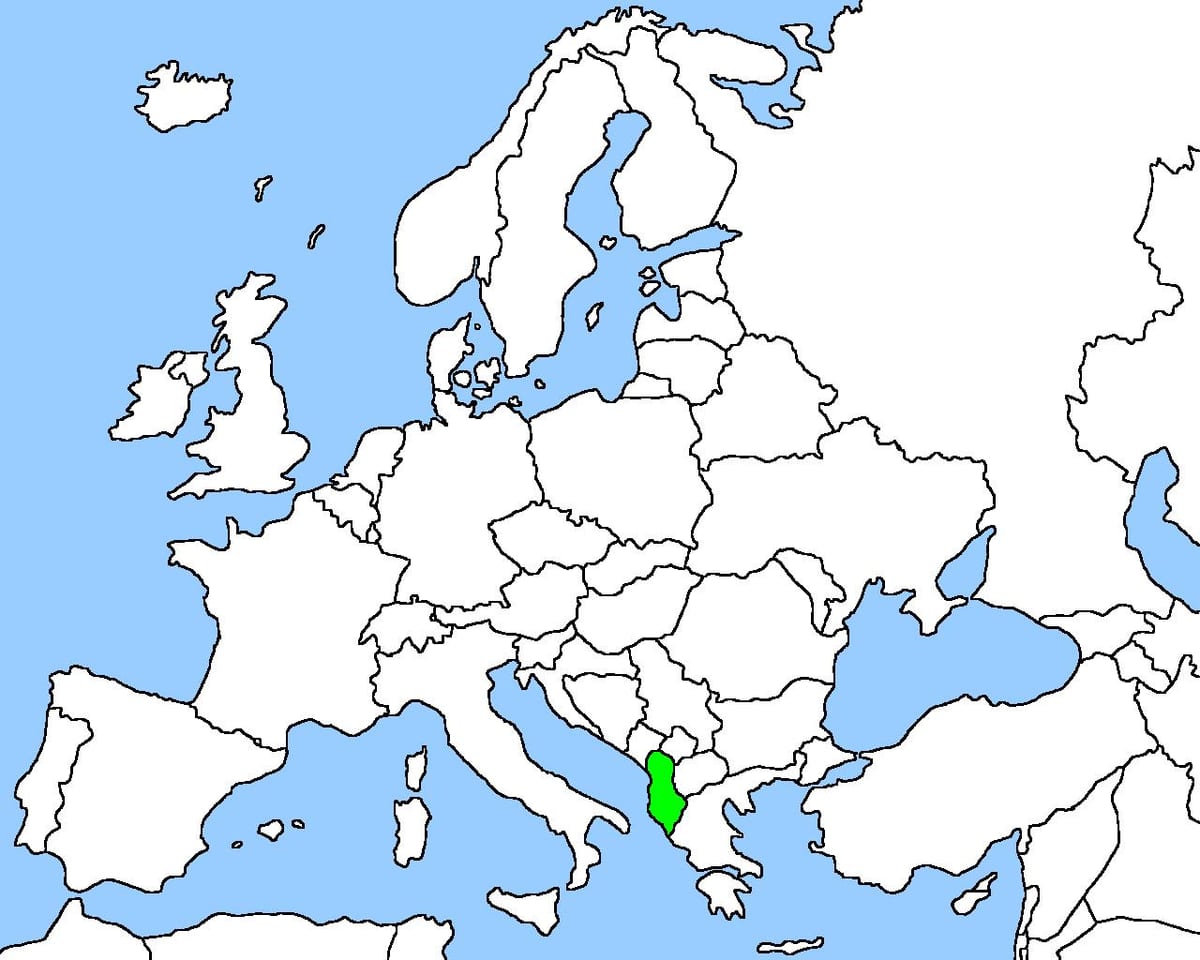 карта Албании карта проезда