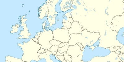 Карта мира, показывающая Албания