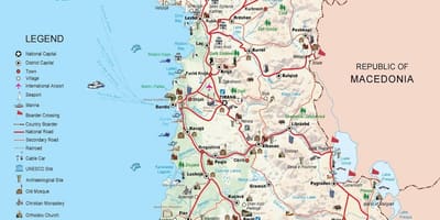 Дерми карте Албании