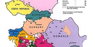 Этническая карта Албании